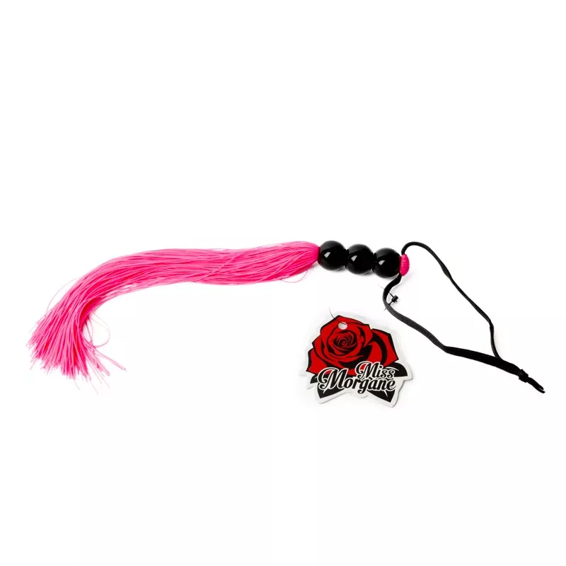 12" Whip - Miss Morgane - Rubber with bead handle