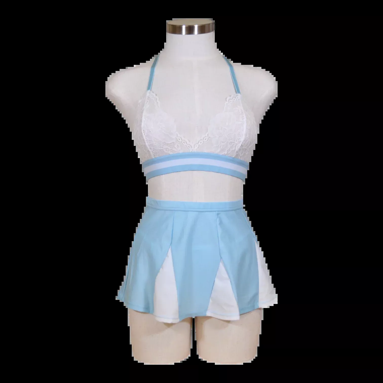161 Bralette With Skirt Cheerleader Costume