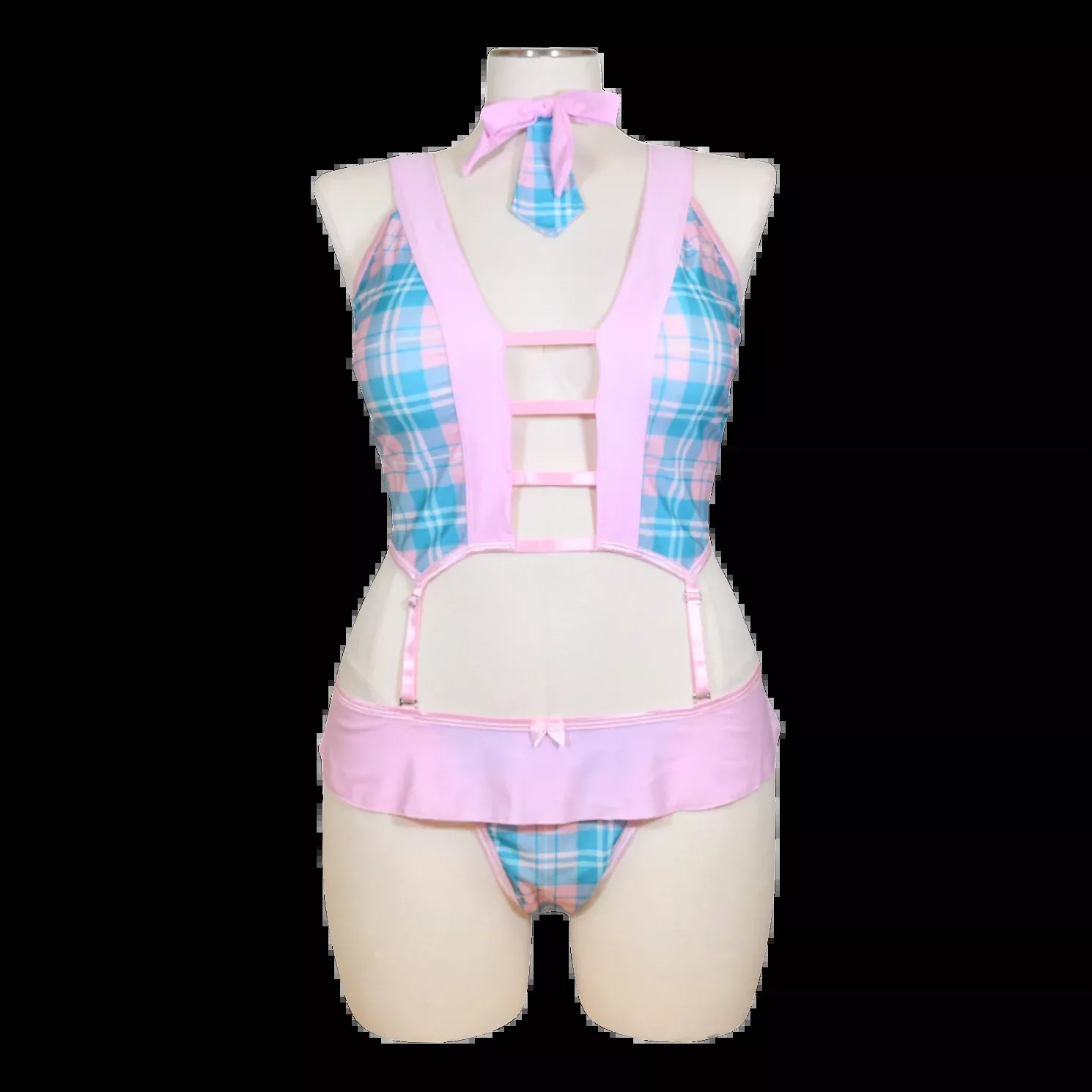 171 Plunging Basque School Girl Costume