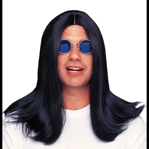 18" Deluxe Parted Hippy Unisex Wig