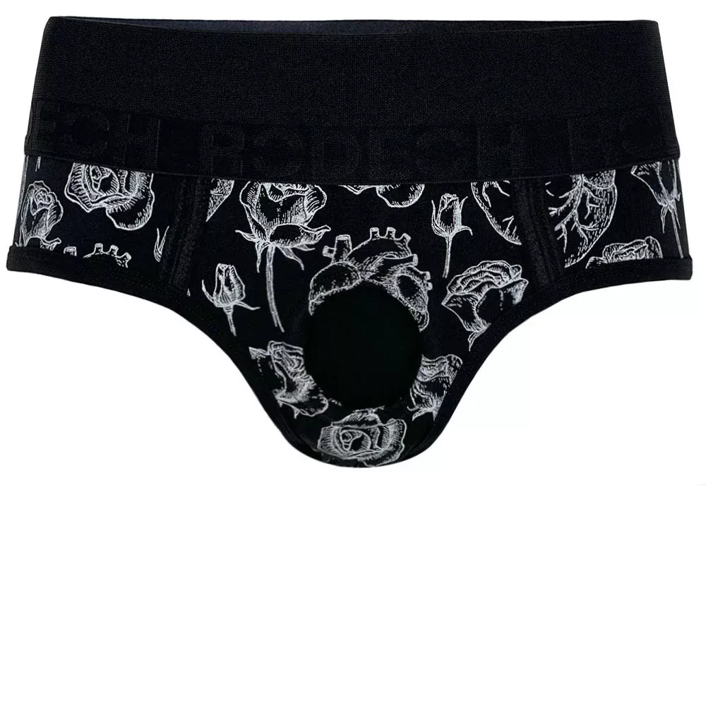 2.0 Brief+ Harness - Hearts & Roses