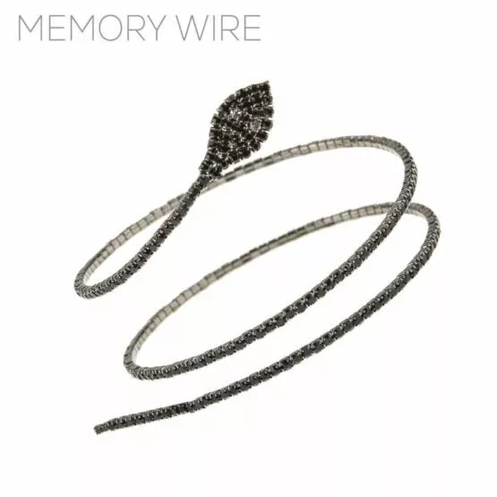 2 Line Snake Rhinestone Armband