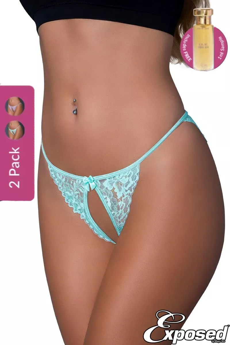 2 Open Panties & Pheromone