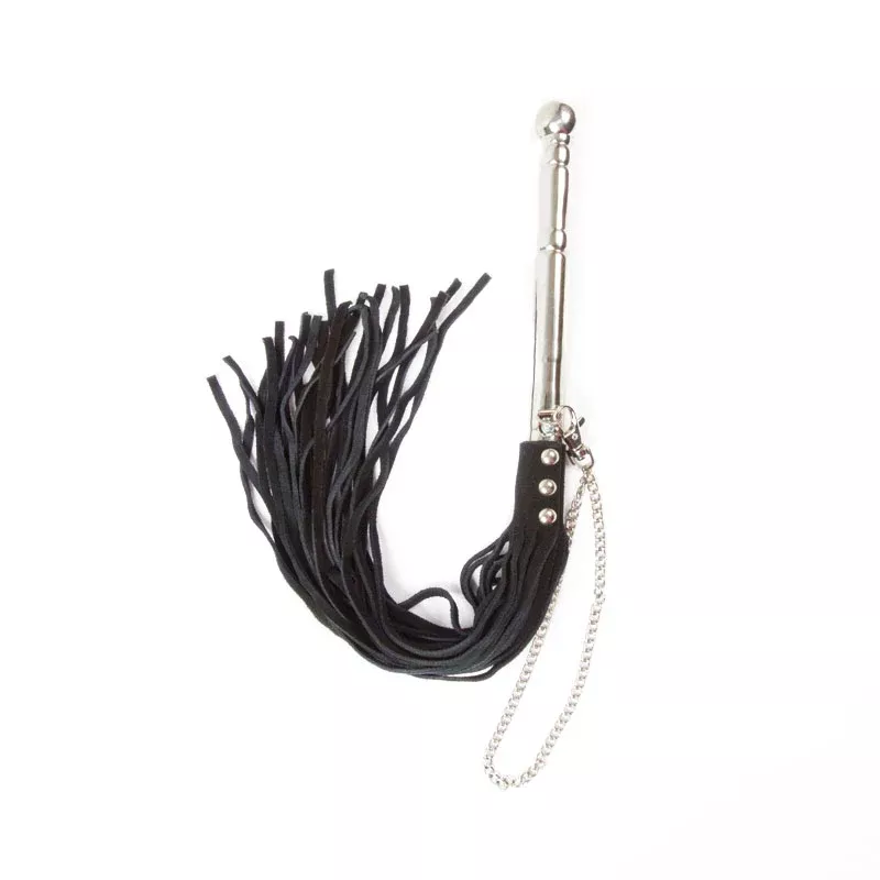 21’’ whip - Miss Morgane - Suede with Metal Handle