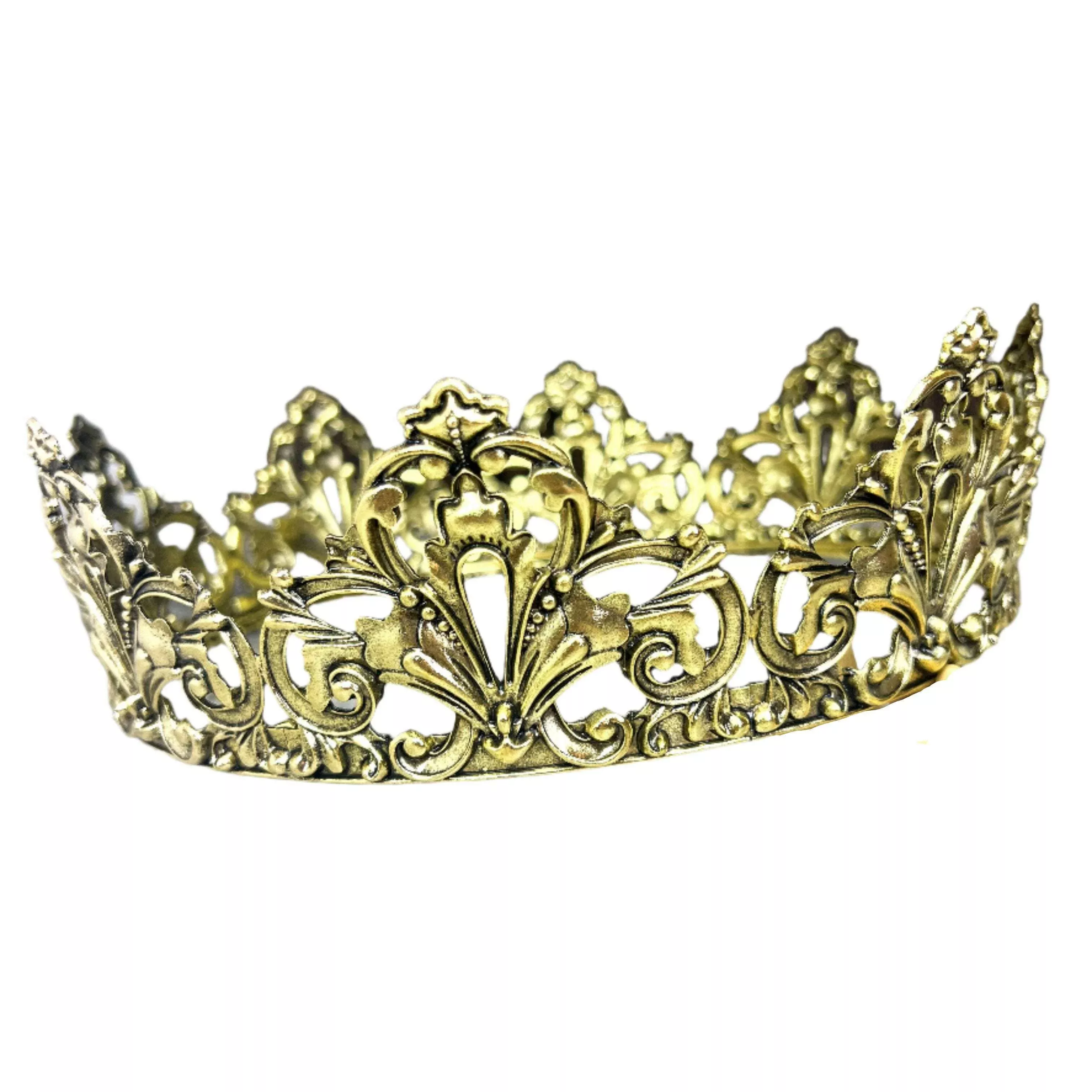 24" Fleur De Lis King Crown