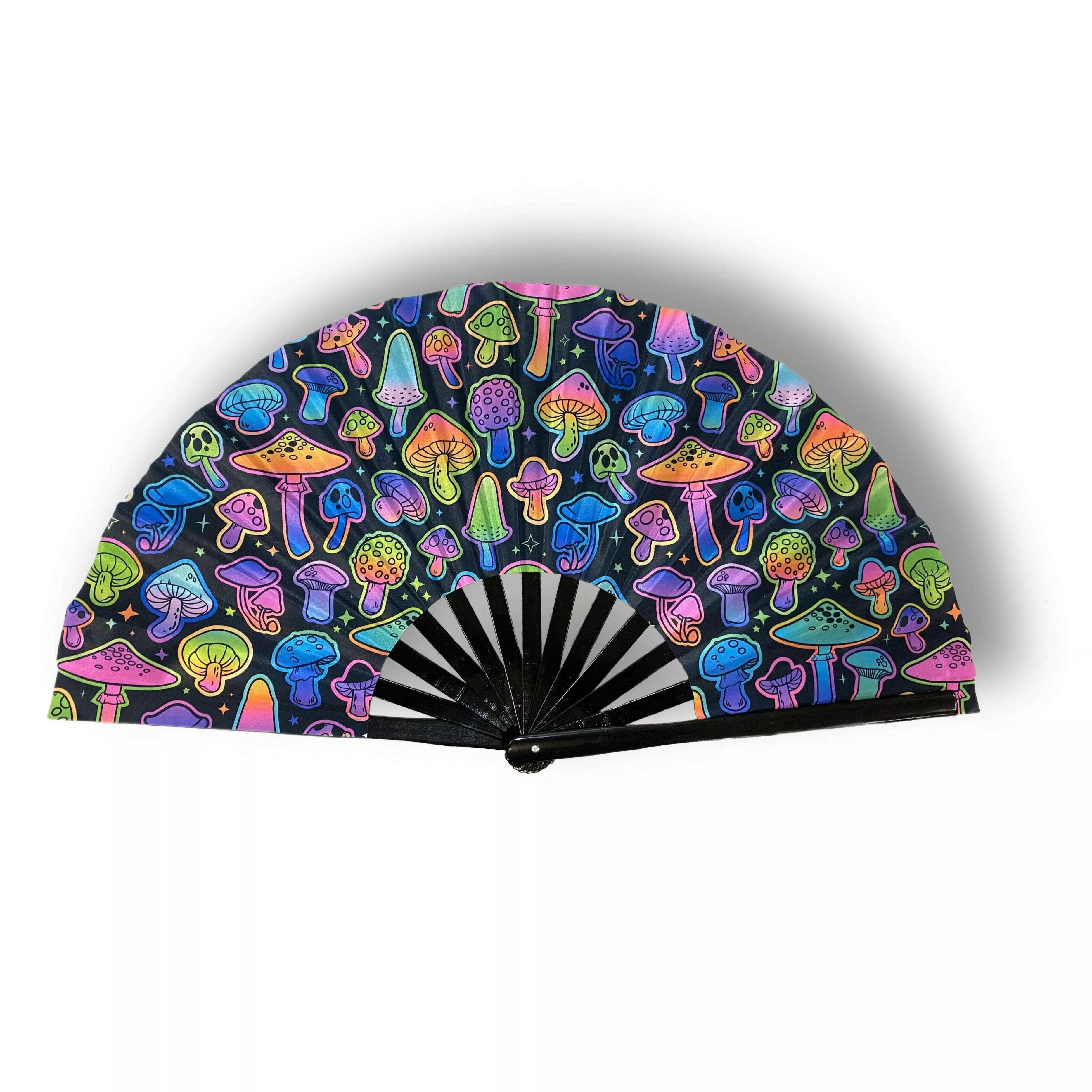 24" UV Psychedelic Mushroom Clacker Fan