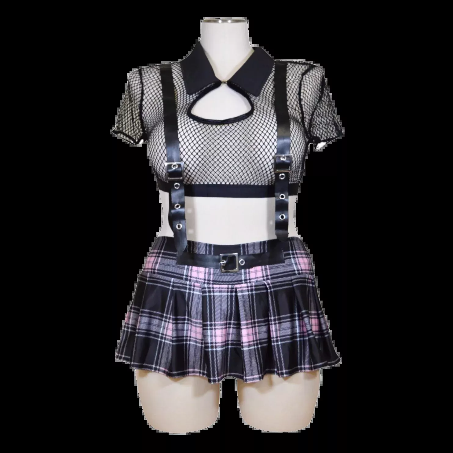 2411 Crop Top School Girl Costume