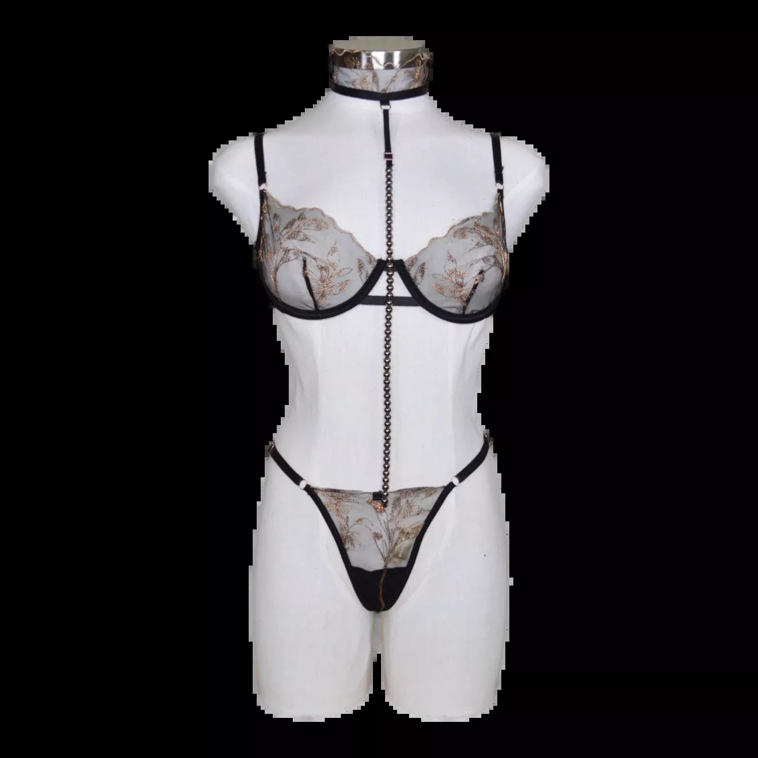 2645 Pearl String Harness Set