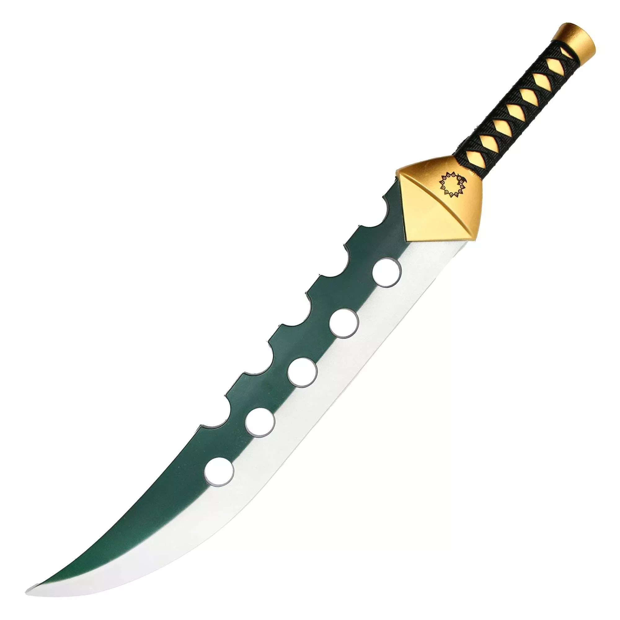 29" Anime Green Serrated Foam Sword