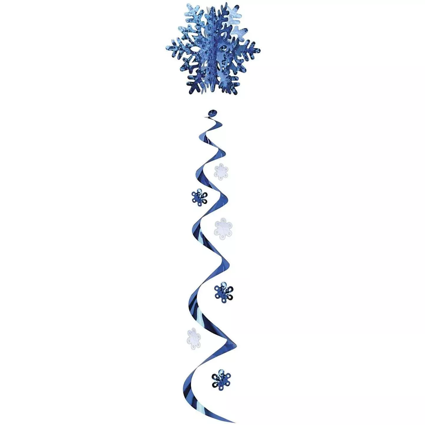 3D Jumbo Snowflake Whirl Winter Dangler