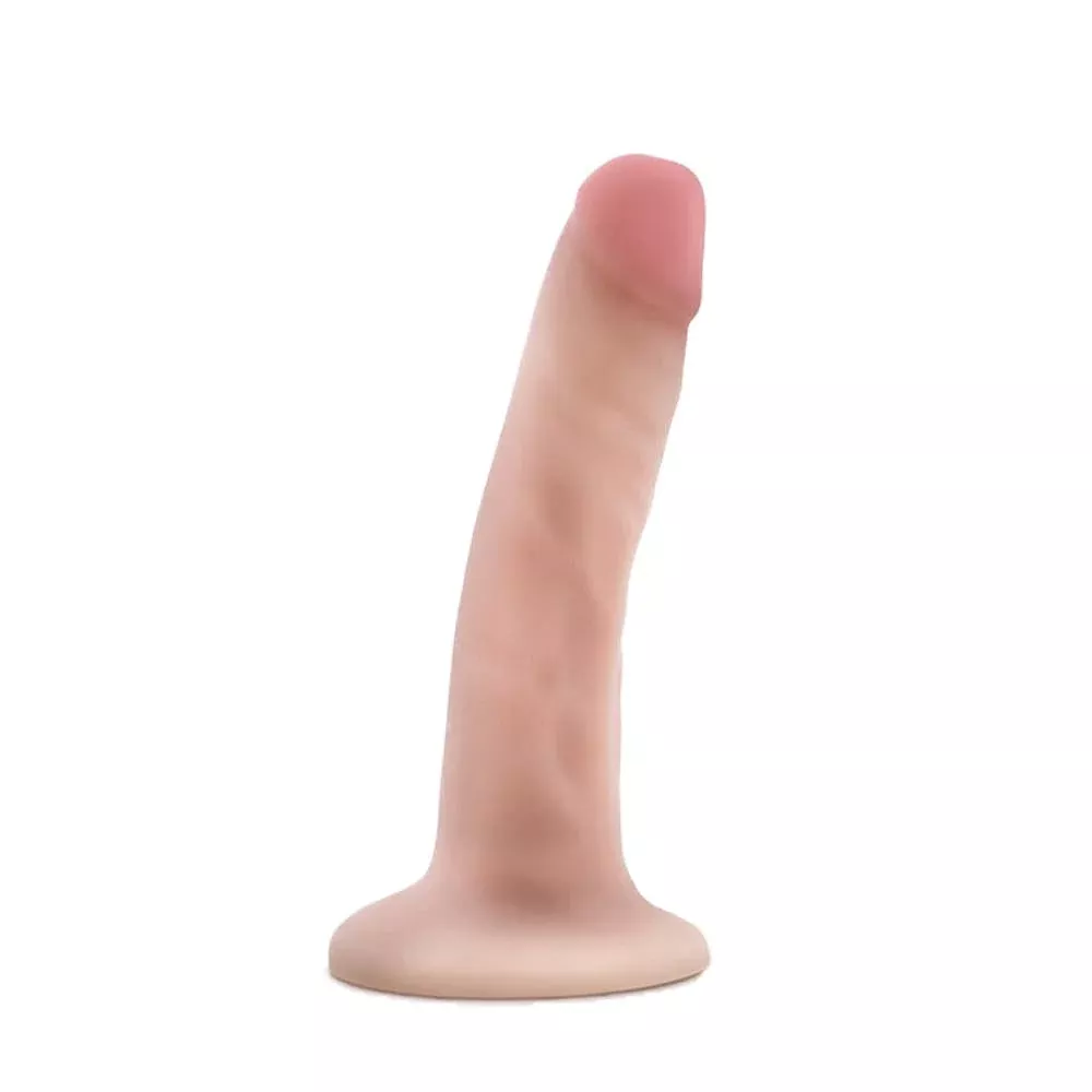 5.5" Dr. Skin Silicone Dr. Lucas Dildo - Vanilla