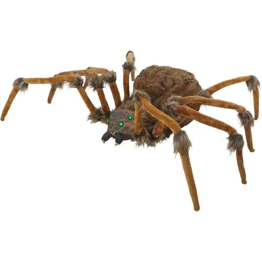 54.5” Deluxe Giant Brown Wolf Spider Light-up Eyes