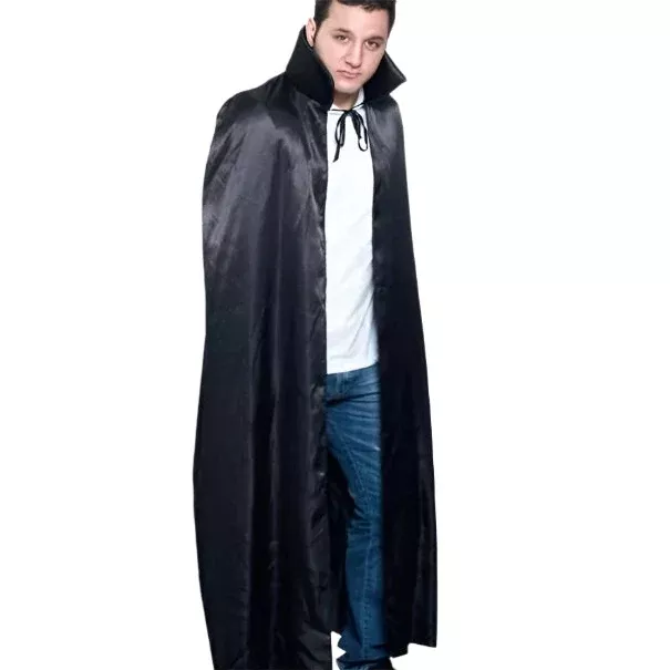 56" Satin Black Cape