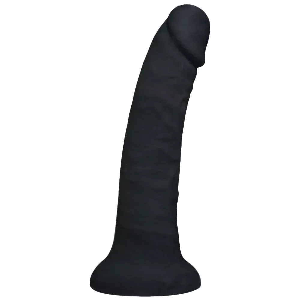 6.7" Quinn Silicone Dildo - Black