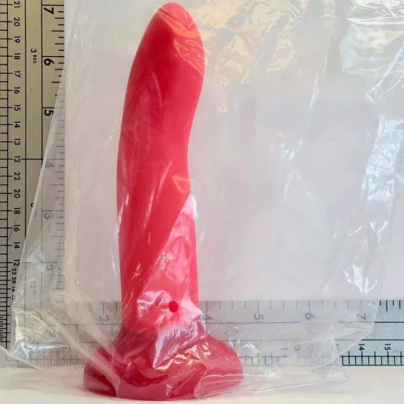 6.8" Fireball Silicone Dildo | Vault Sample