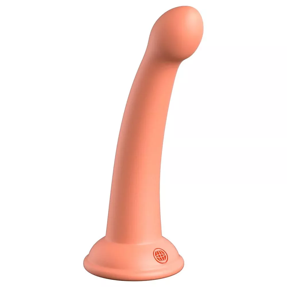 6" Pipedream Dillio Secret Explorer Dildo - Peach