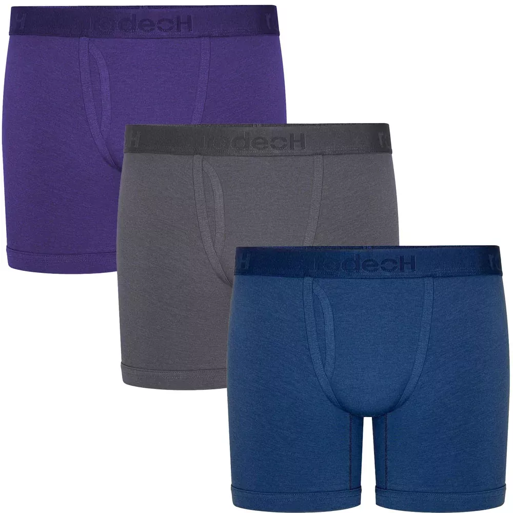6" Shift Boxer Underwear 3 Pack - Cool Tones - Multipack