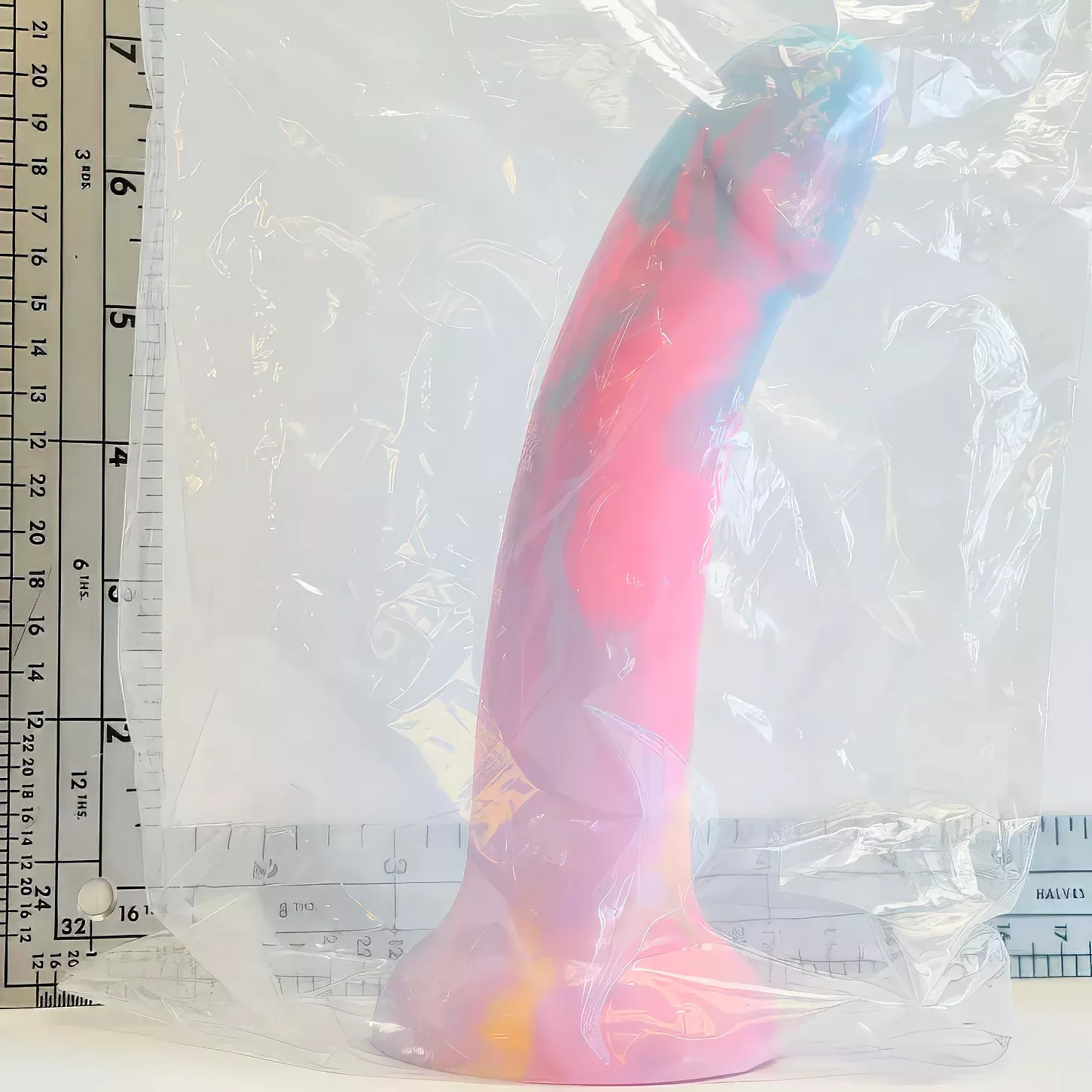 7.2" Bubblegum Silicone Dildo | Vault Sample