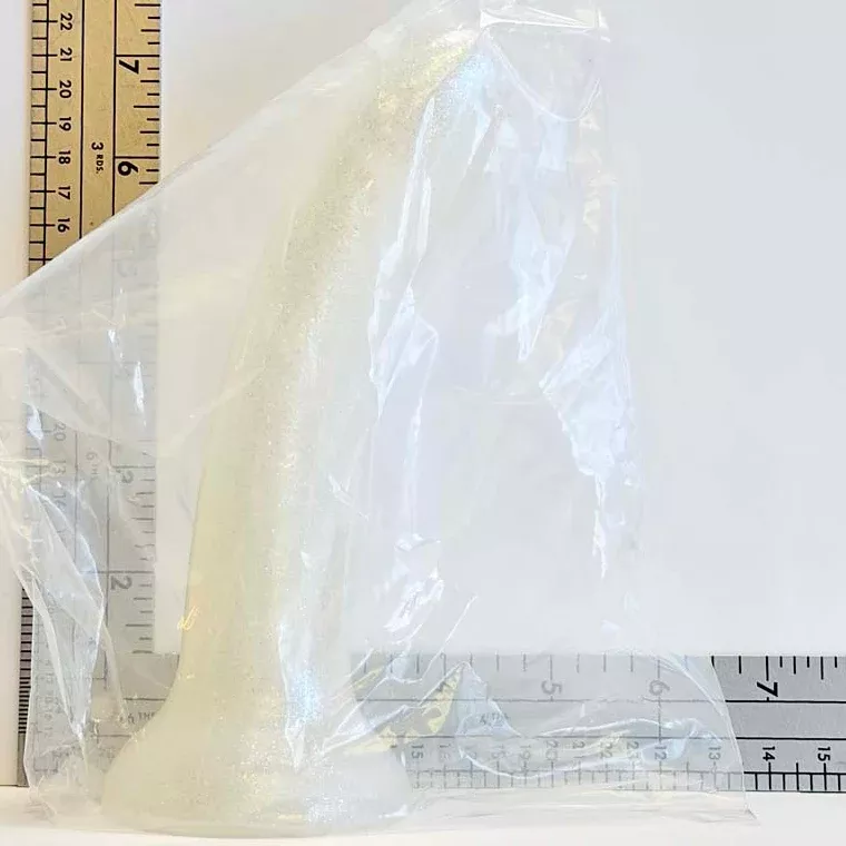 7.2" Opal Shimmer Silicone Dildo | Vault Sample