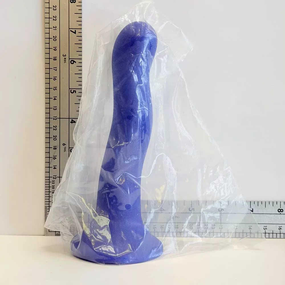 7.2" Royal Wave Silicone Dildo | Vault Sample
