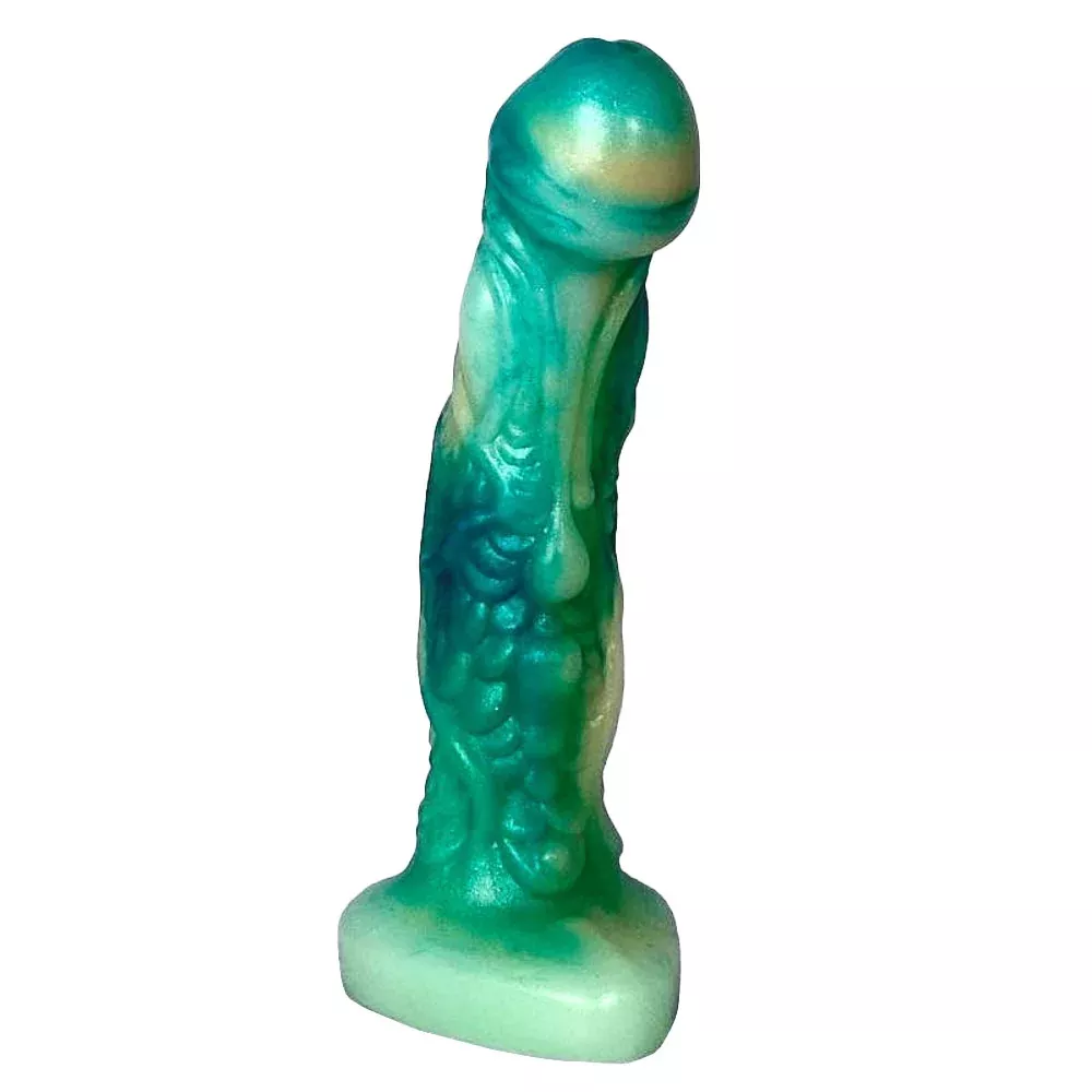 7.5" Talon Dual Density Silicone Dildo - Night Tide