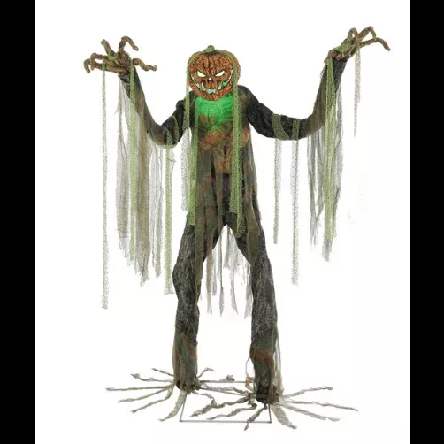 7' Root Of Evil Jack O Lantern Animated Prop