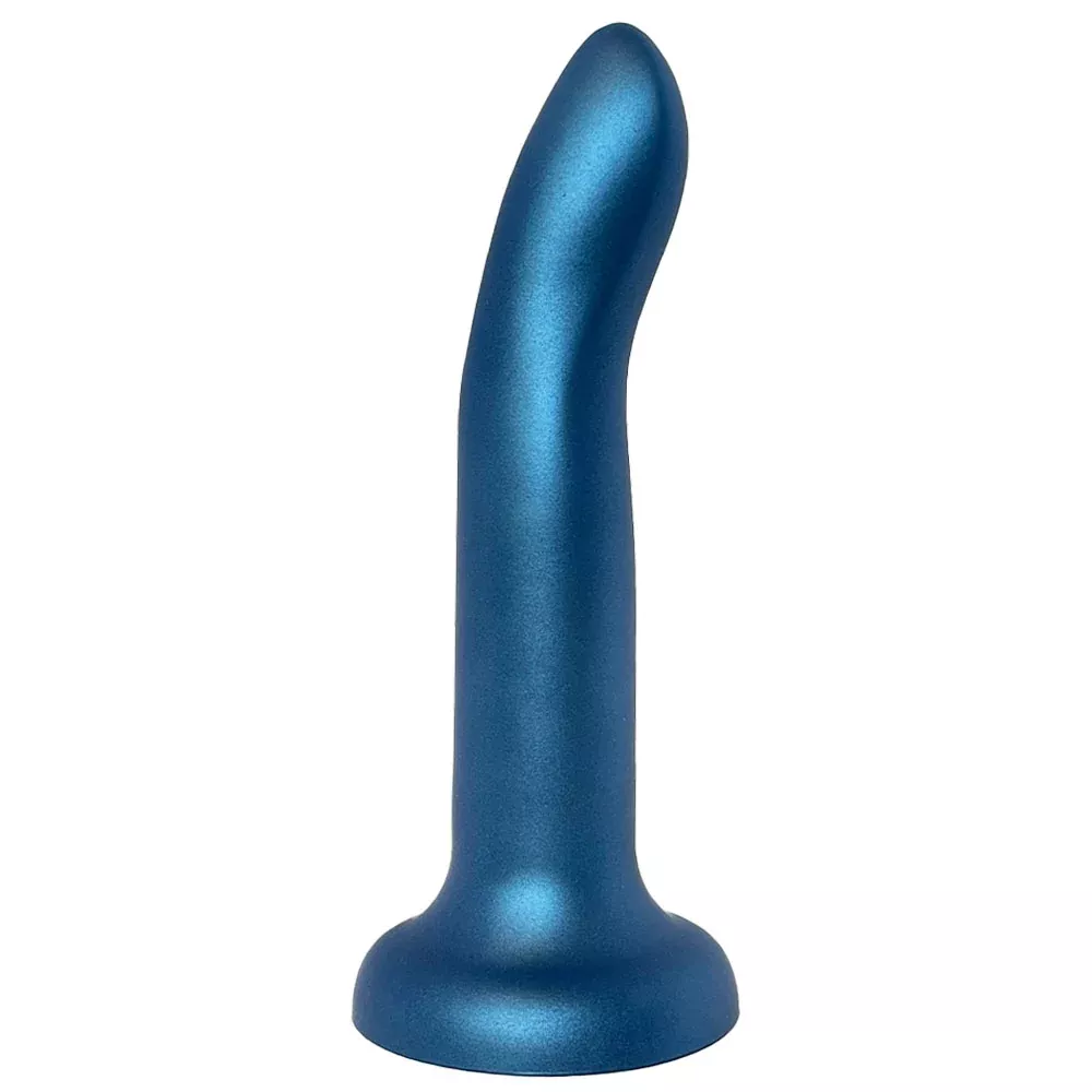 7" Rory Silicone Dildo - Midnight Metallic