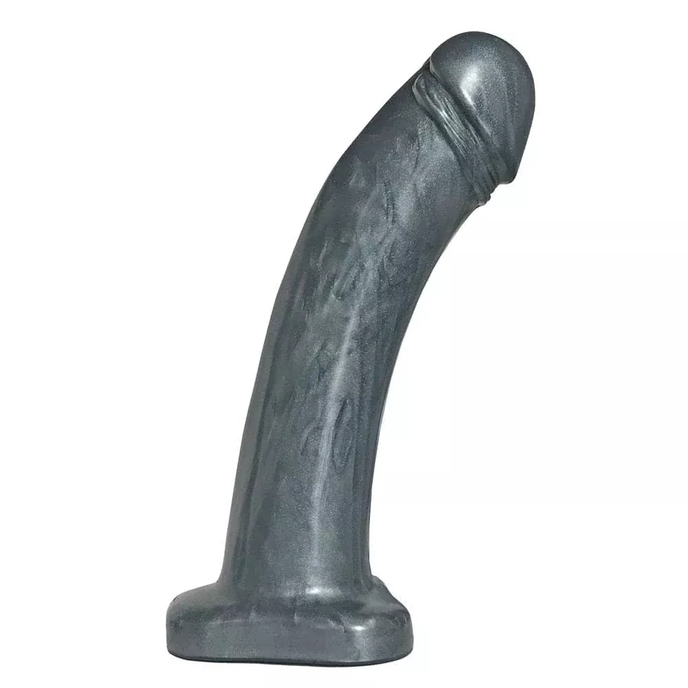 7" Series Silicone Dildo - Pearlescent Steel