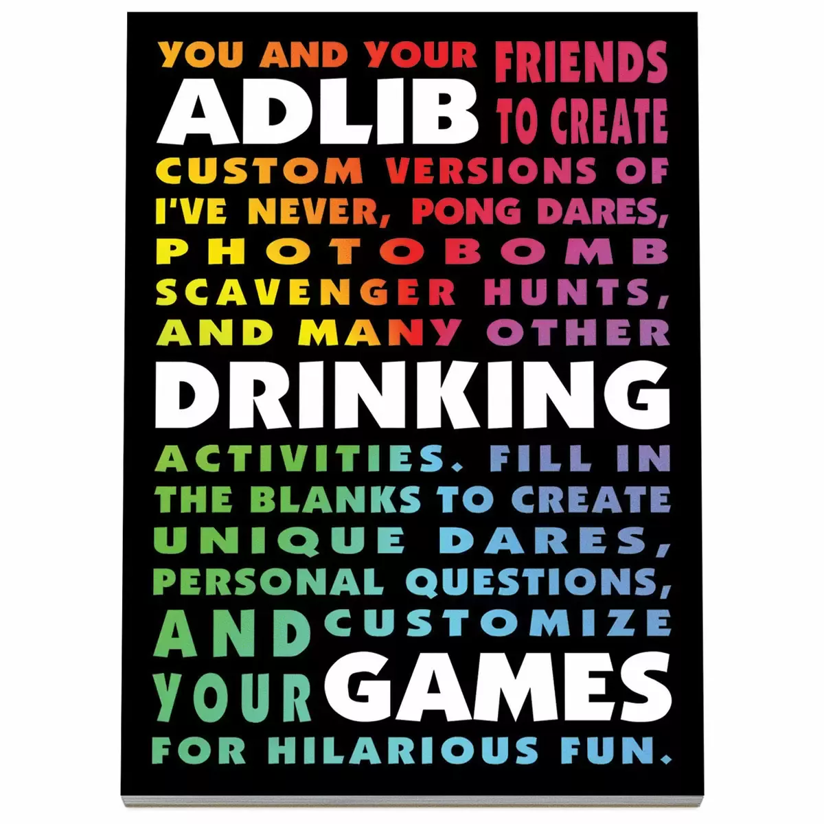 Ad Lib Drinking Games