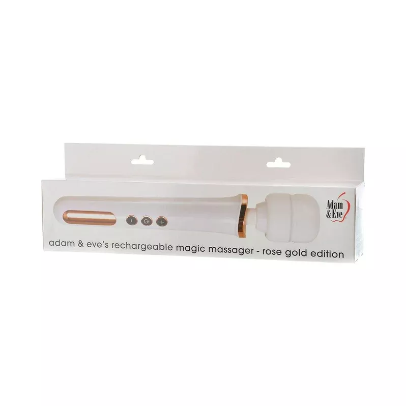 Adam & Eve Magic Massager Rechargeable Rose Gold Edition