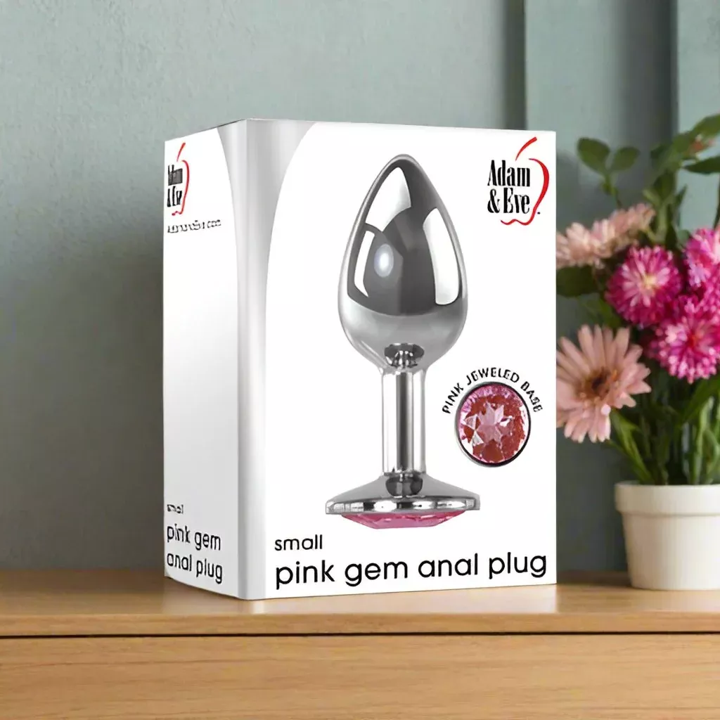 Adam & Eve Pink Gem Anal Plug Medium