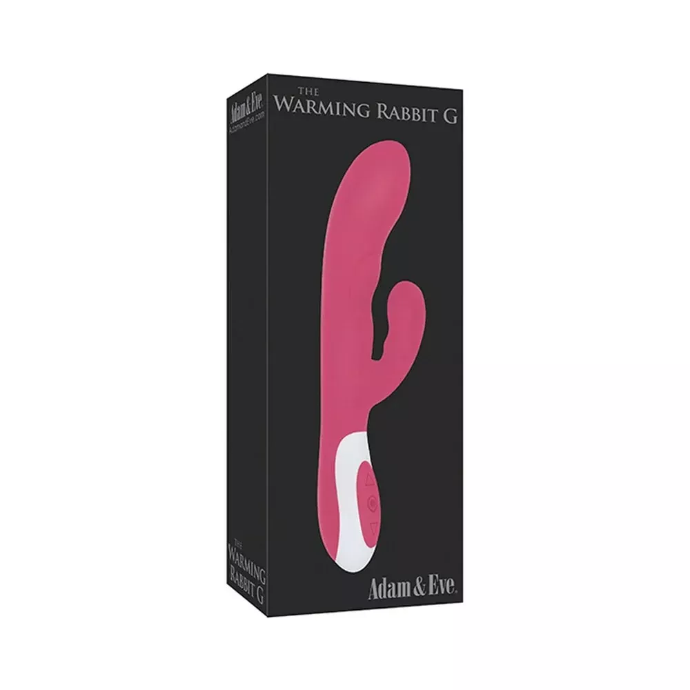 Adam & Eve Warming Rabbit Vibrator - 25 Vibration Combos, G-Spot & Clit Stimulation, Waterproof