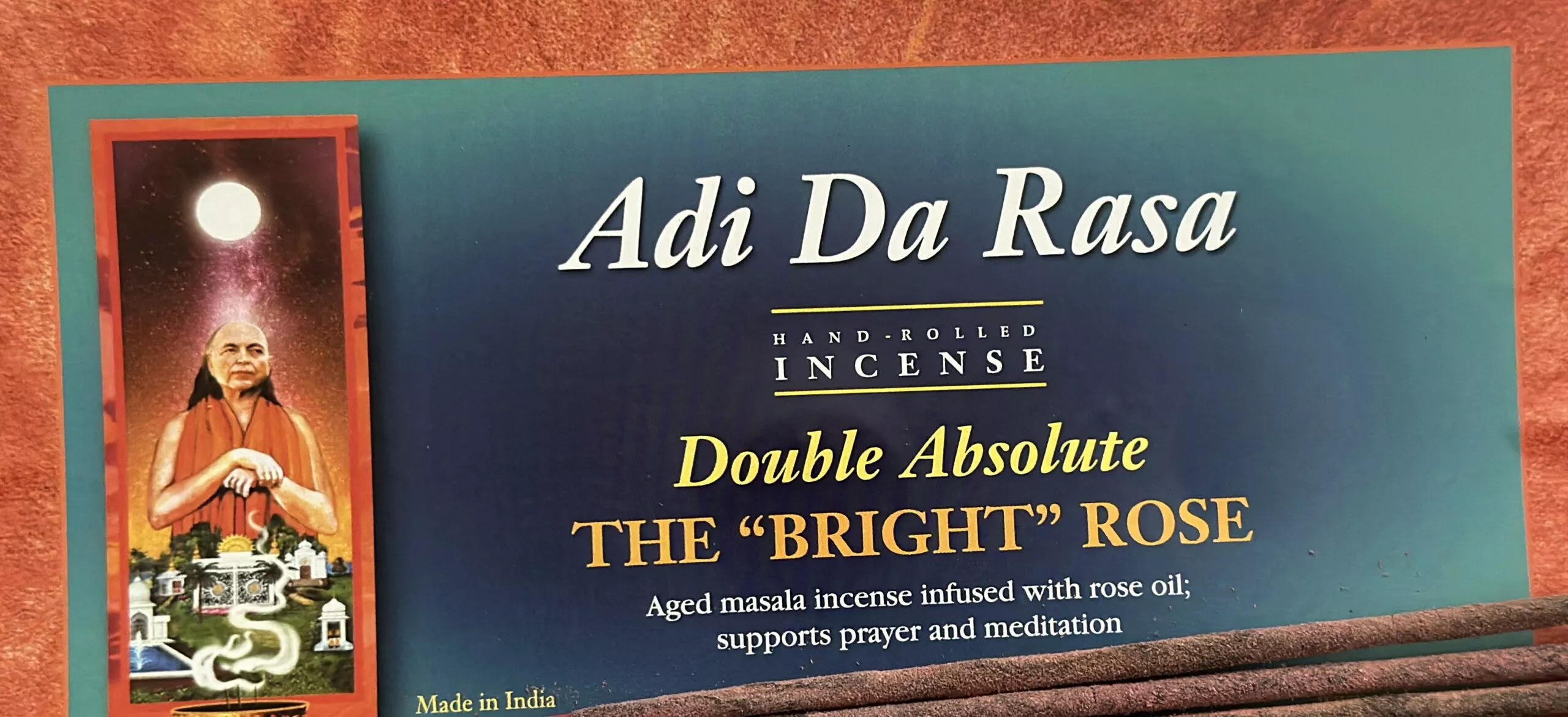 Adi Da Rasa Bright Rose Double Absolute Incense