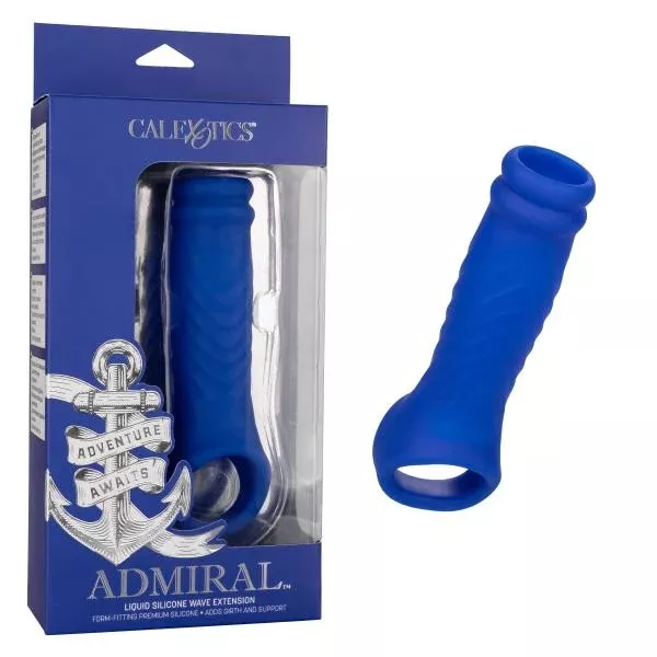 Admiral Liquid Silicone Sleeve - Wave Extension for Enhanced Girth and Support