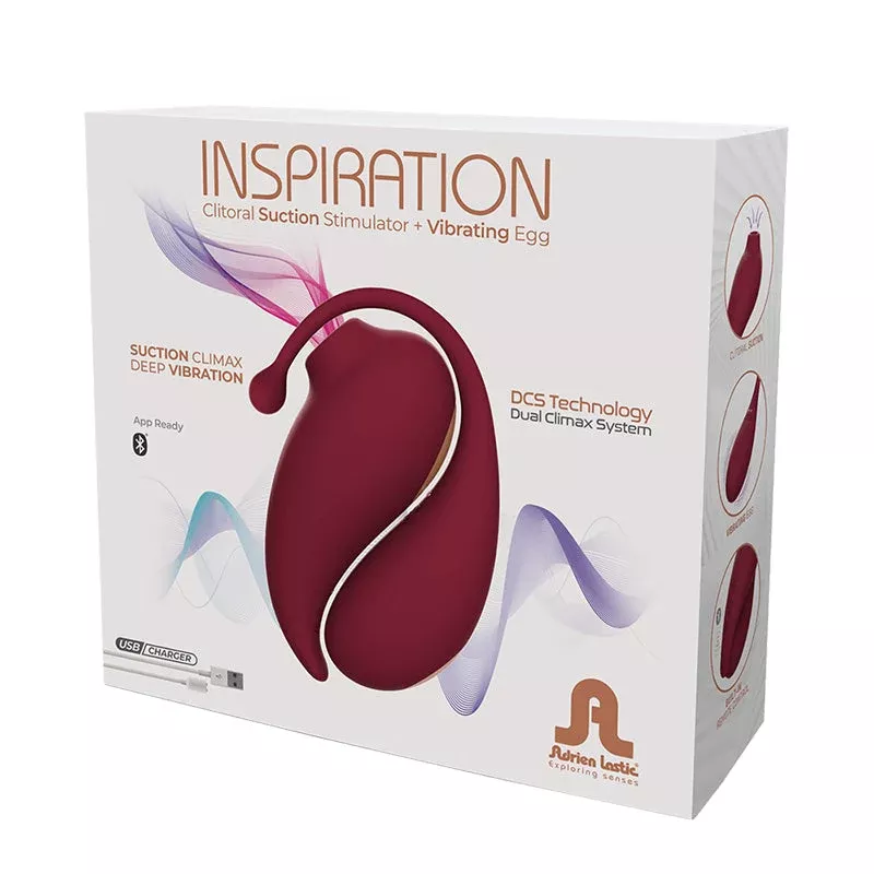 Adrien Lastic Inspiration: Innovative Clitoral Suction Toy with Vibrating Egg & Remote Control