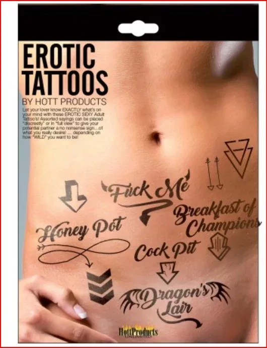 Adult Tattoo's Assorted Pack