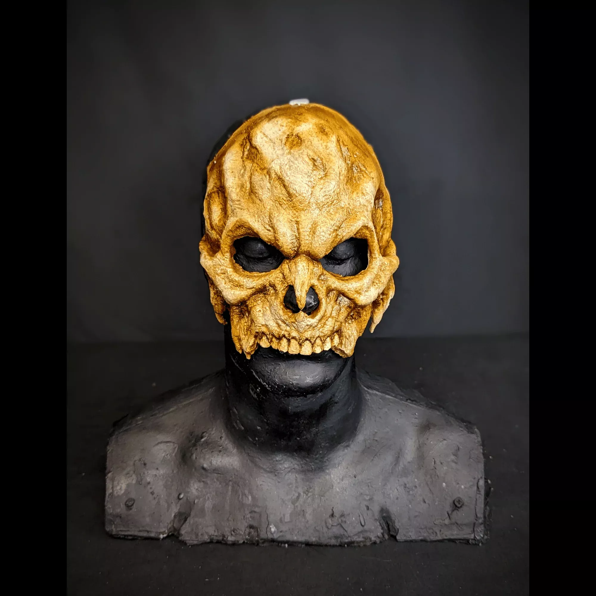 Aged Skull Masquerade Mask