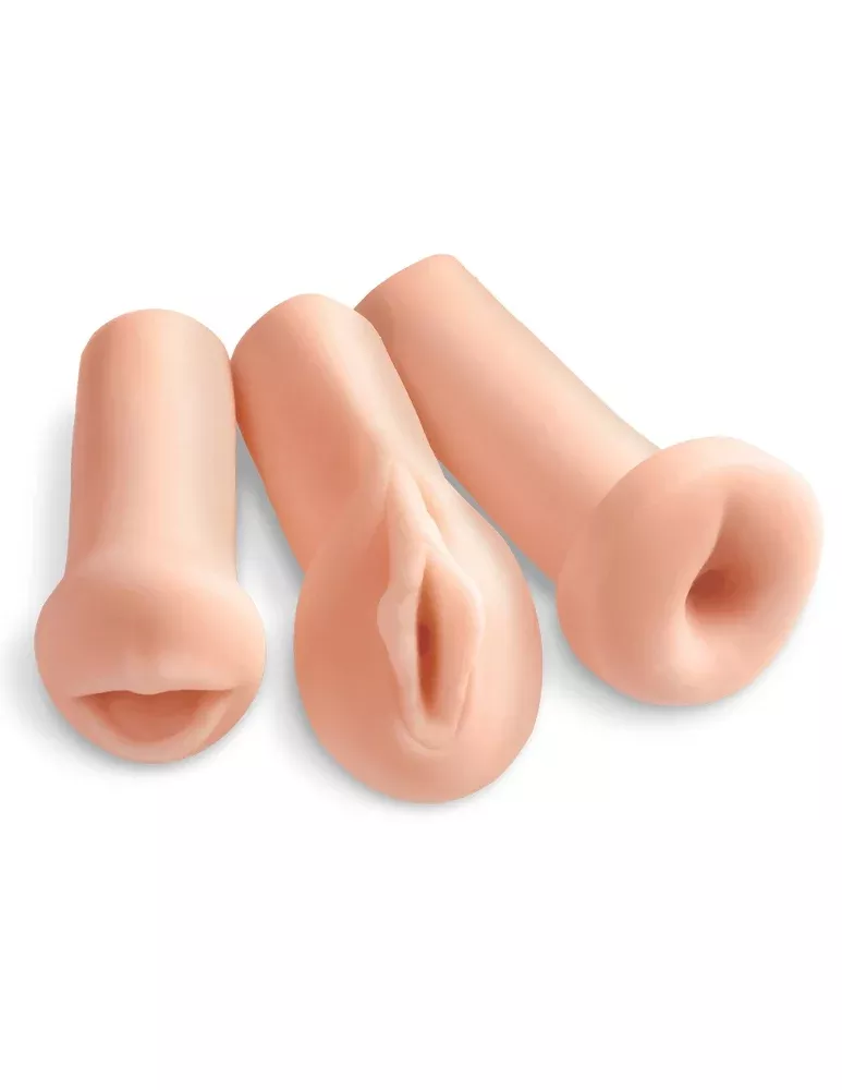 ALL 3 HOLE Set of masturbators - EXTREME