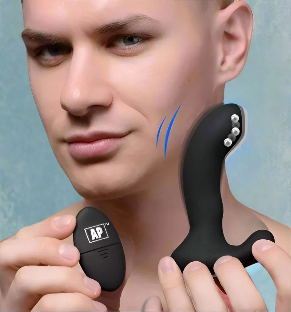 Alpha-Pro 10X Prostate Stimulator with Dual Motors, Remote Control & Waterproof Design