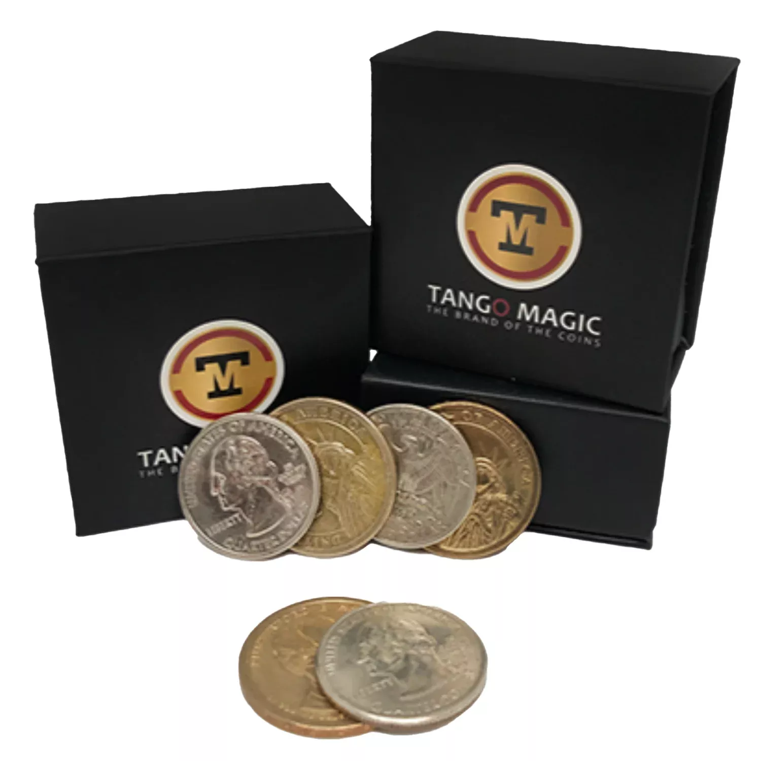 American Hopping Half w/One Dollar and One Quarter Dollar