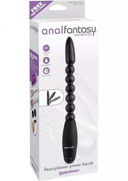 Anal Fantasy Flexa-Pleaser Power Beads Black