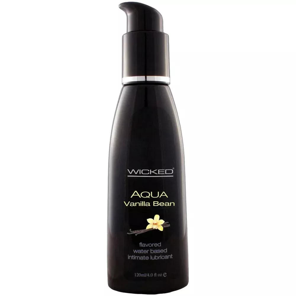 Aqua Vanilla Bean Flavored Lubricant - 4 fl oz