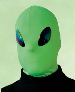 Area 52 Green Alien Pullover Mask
