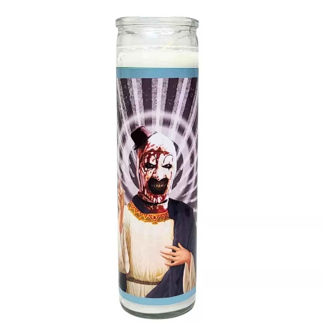 Art The Clown Prayer Candle