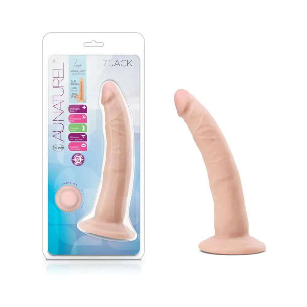 Au Naturel Jack Posable Dual Density Dildo