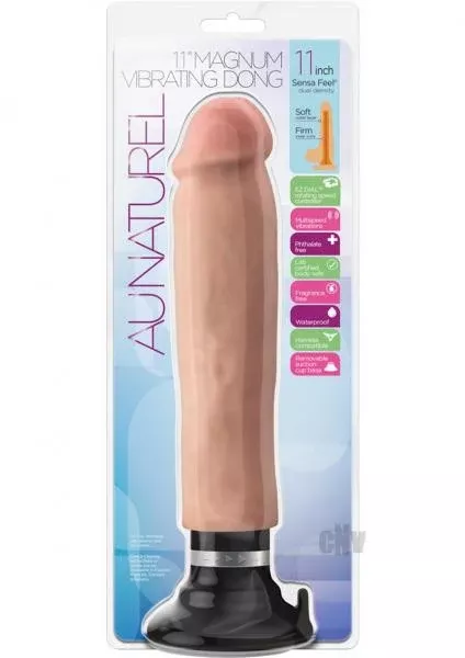 Au Naturel Sensa Feel Magnum Vibrating Dong