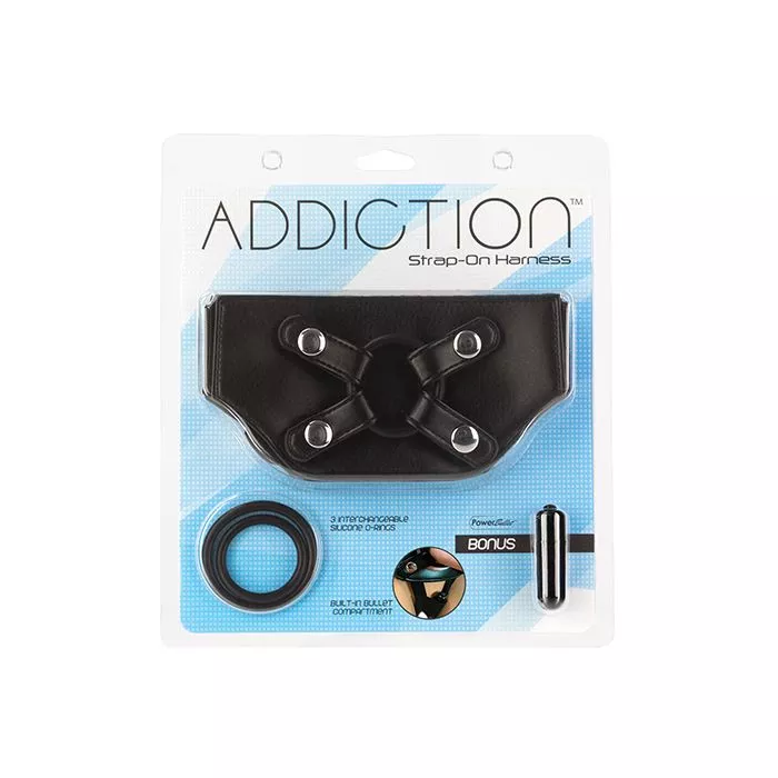 B.M.S. Enterprises Addiction Strap-On Harness - Black