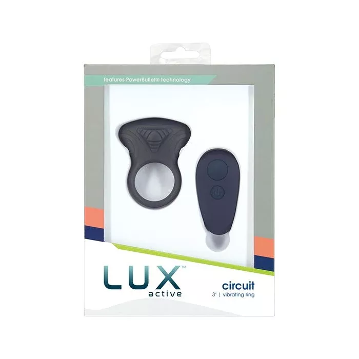 B.M.S. Enterprises Lux Active Circuit Vibrating Ring - Dark Blue