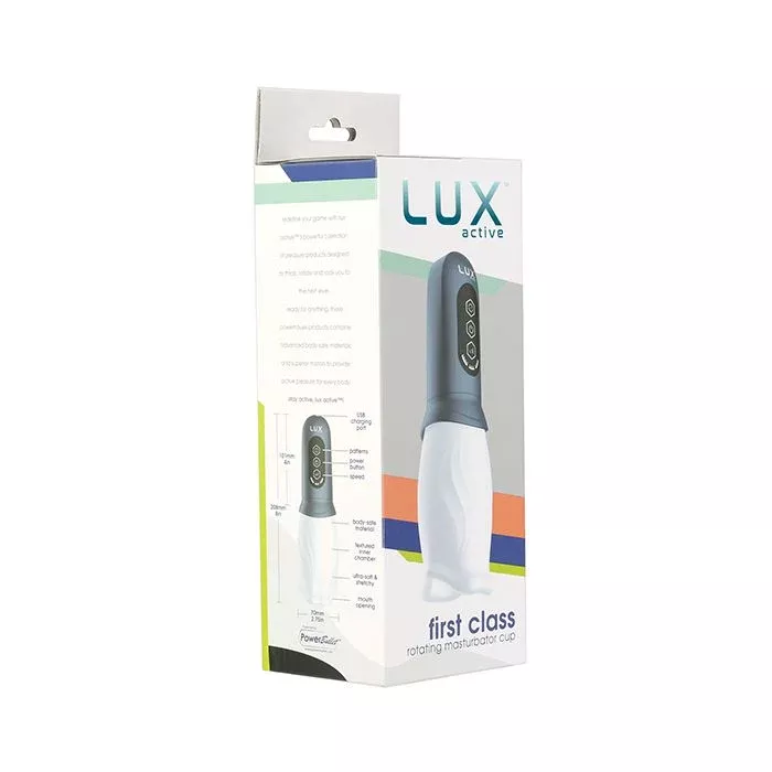 B.M.S. Enterprises Lux Active First Class Rotating Masturbator Cup