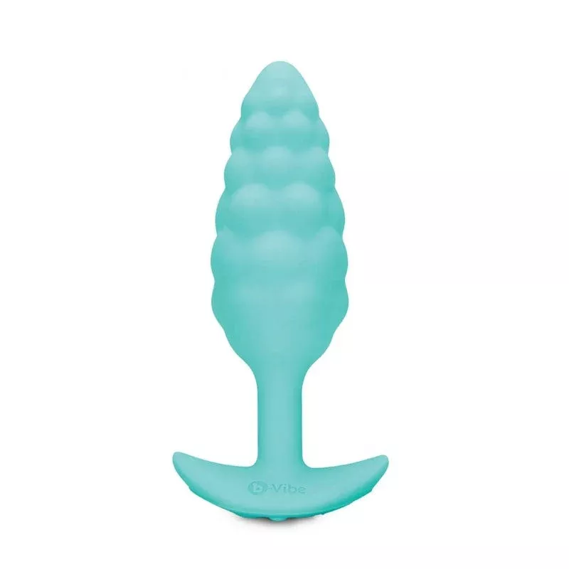 b-Vibe Bump Rechargeable Vibrating Silicone Textured Anal Plug Mint